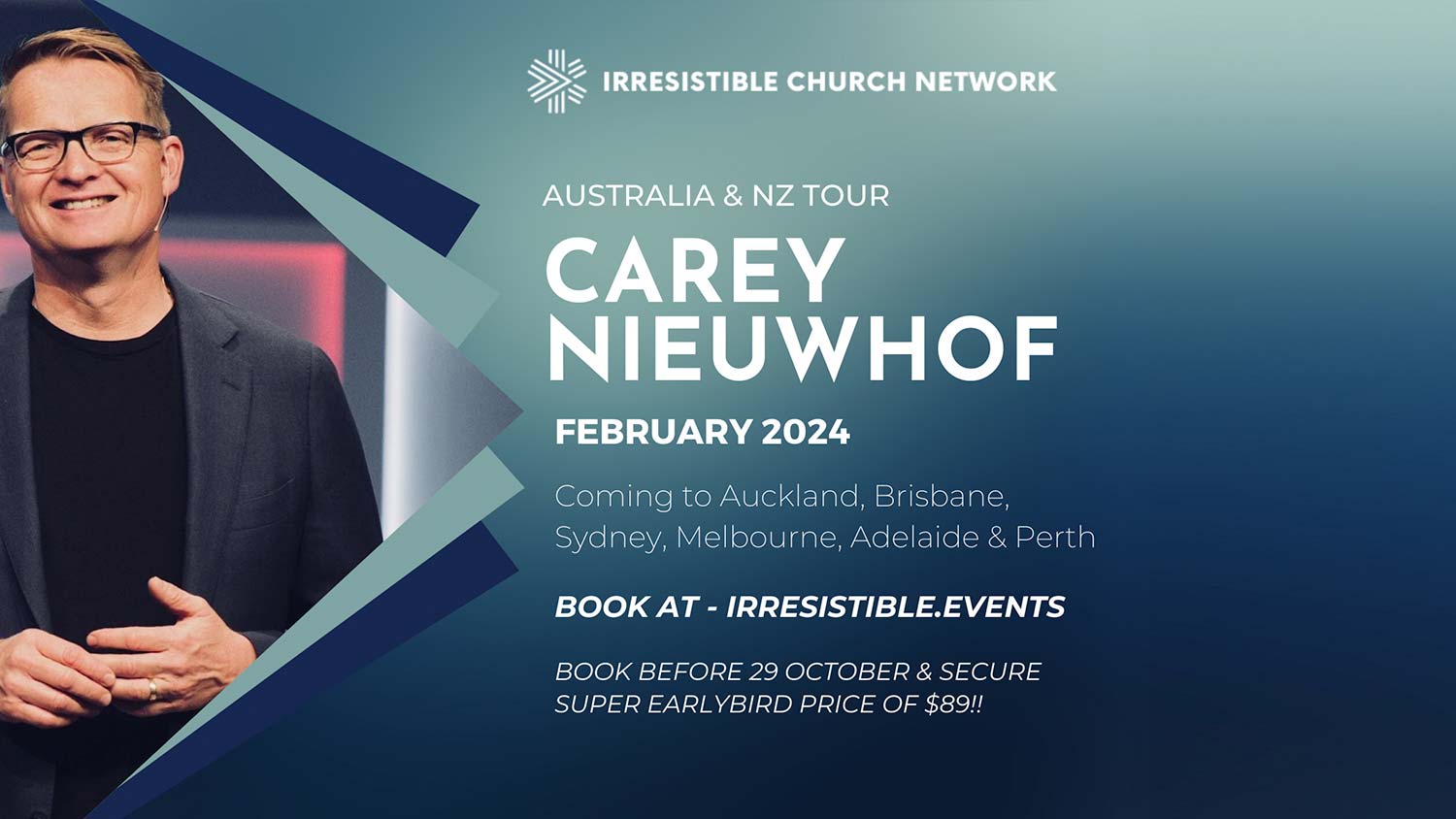Carey Nieuwhof Australia/NZ Tour